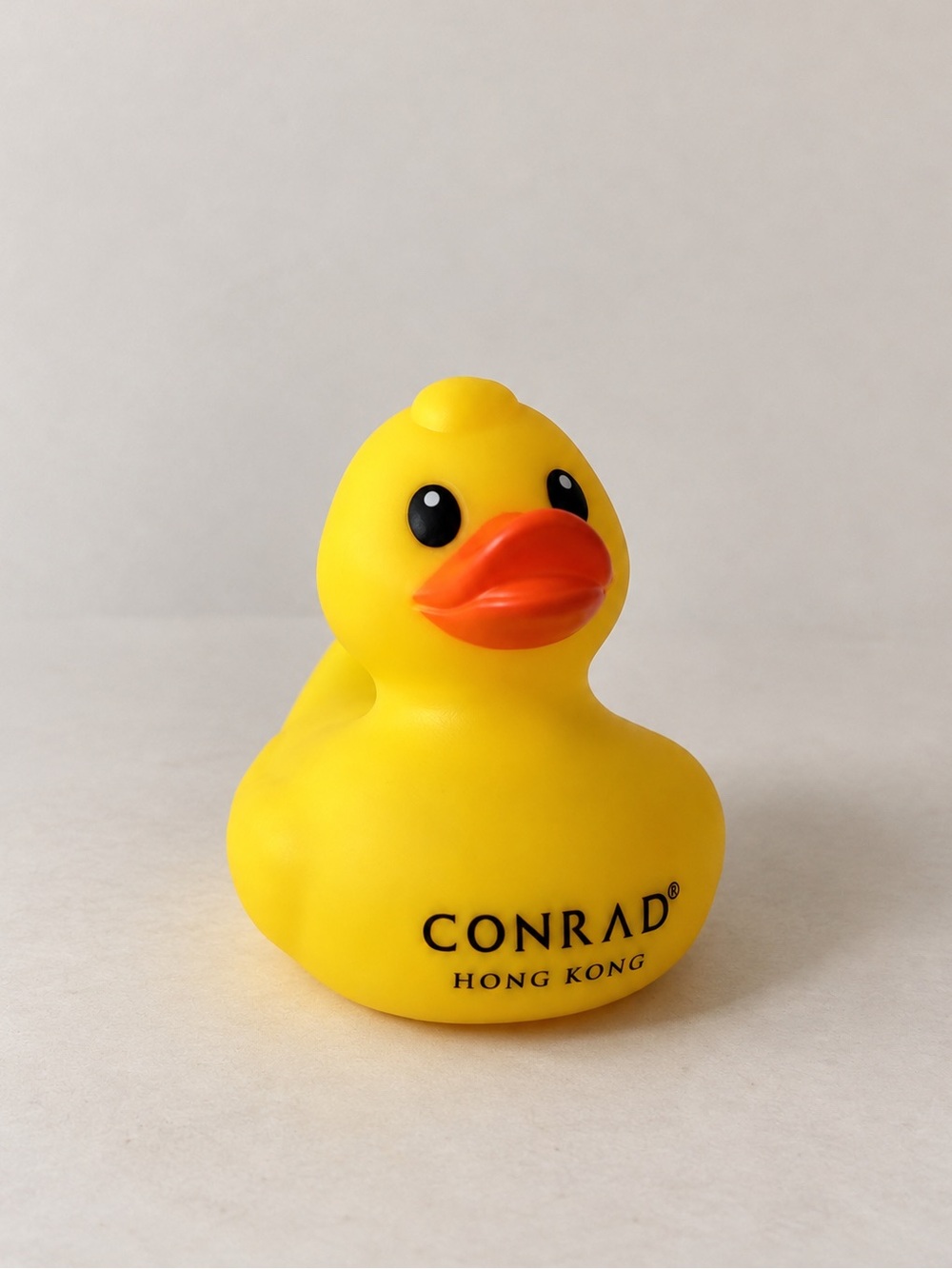 NEW Conrad Hotel Hong Kong Hilton Yellow Rubber Duck Toy Small